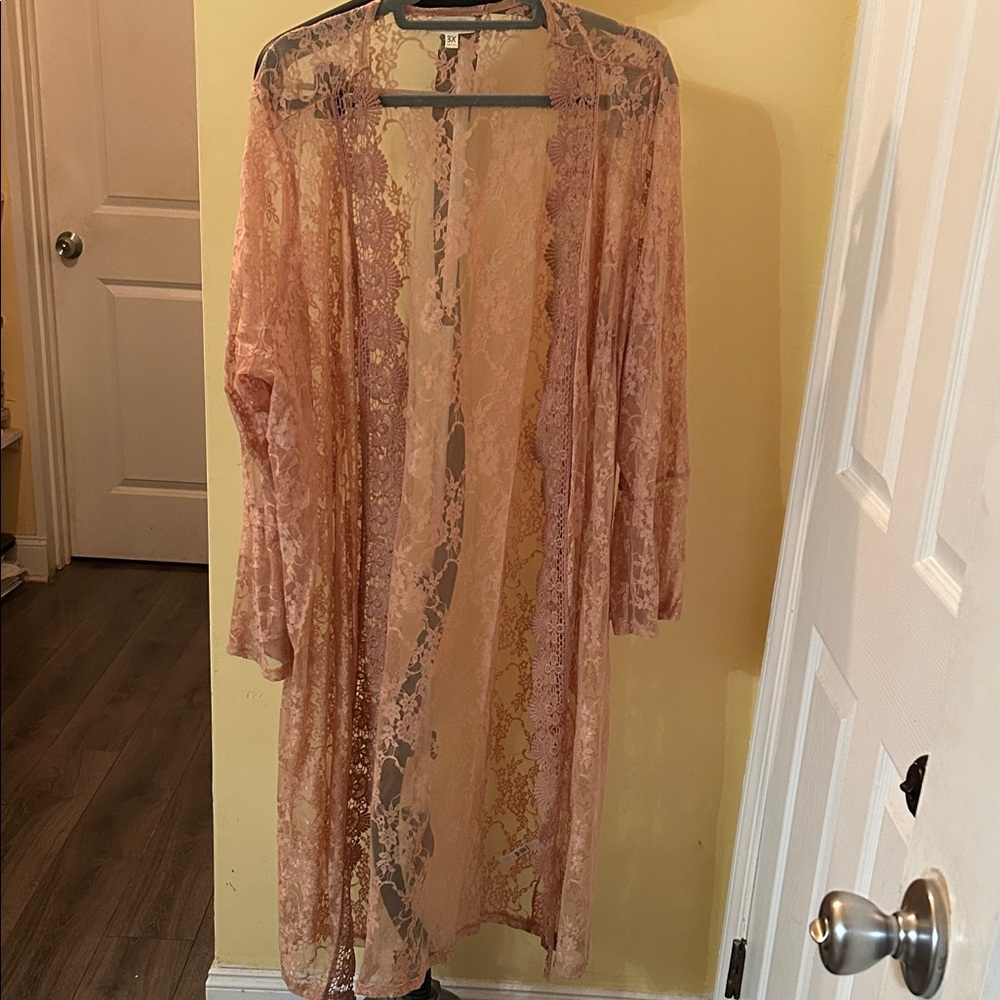 Lace Kimono Overpiece